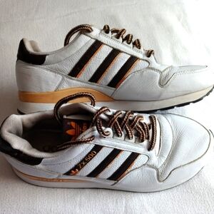 Adidas zx500 men's white sneakers size 8.5